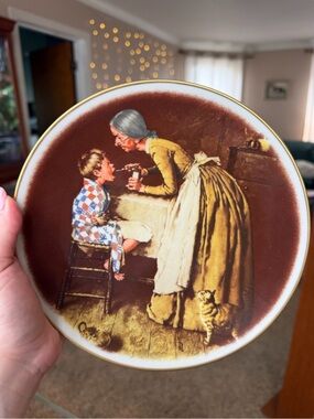 Vintage Norman Rockwell “Take Your Medicine” Tom Sawyer China